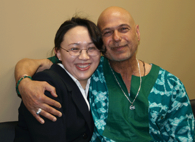 Mr. Kaleem Janjua picture with Dr. Jing Niu